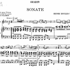 Eccles: Sonata for Violin in G Minor arr. for String Quartet, I. Grave