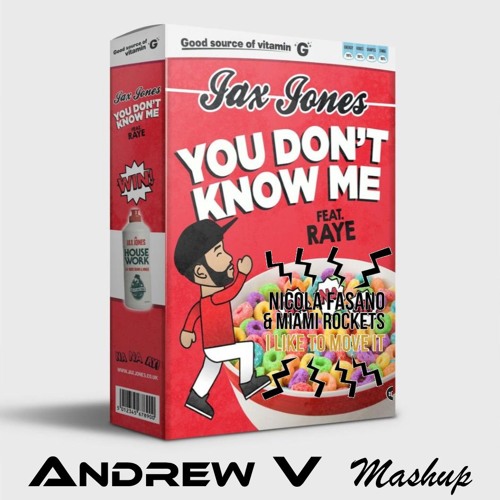 Jax Jones e RAYE vs Nicola Fasano e Miami Rockets - You Like To Move Me (Andrew V Mashup)
