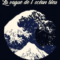 La vague de l'océan bleu