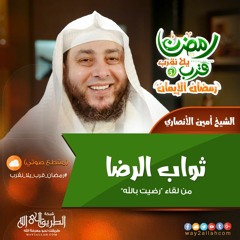 ثواب الرضا - الشيخ أمين الأنصاري