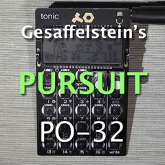 PO-32 & piano live - Pursuit (Gesaffelstein cover)