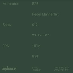 Mumdance B2B Peder Mannerfelt -  23th May 2017