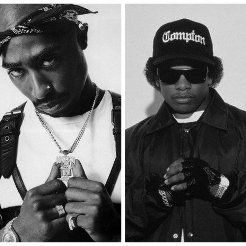 2Pac Ft Eazy E - Down The Streets (Remix 2017) .