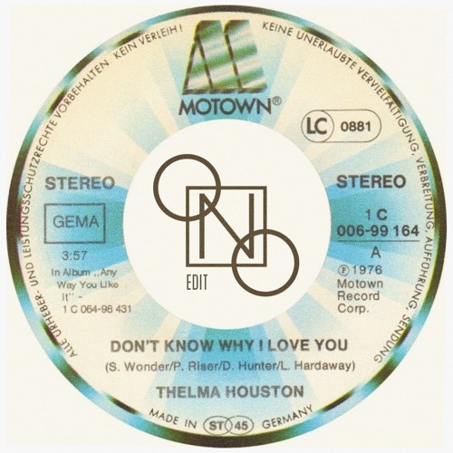 Don't Know Why (ONO Edit)