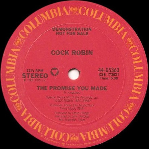 Stream Cock Robin The Promise You Made Kaktuz Remix For Free 