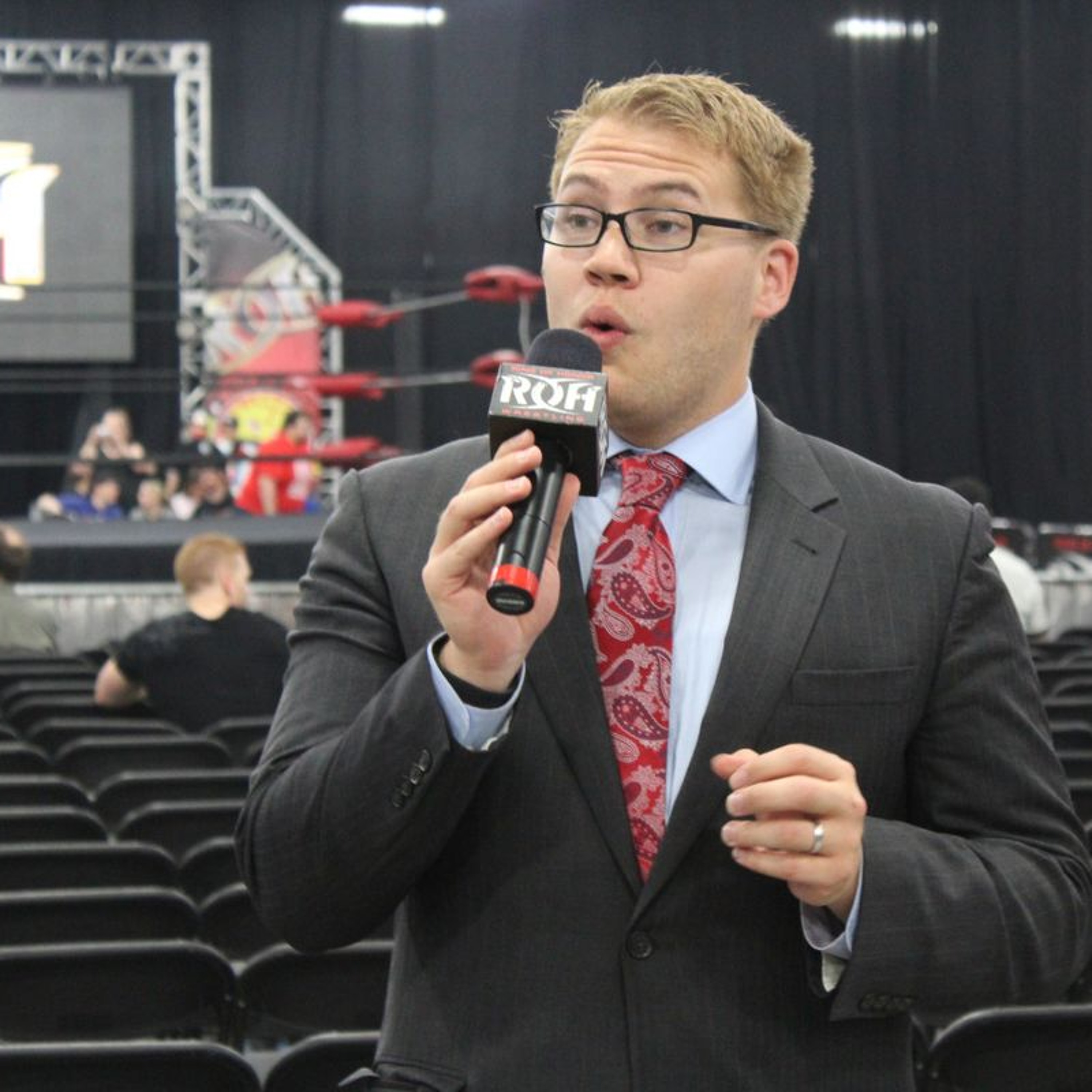 ROH Wrestling Commentator Ian Riccaboni in Broadcasting Career 4.27.17 episode artwork