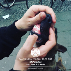Radar Radio - Of Paradise W/ Paul P & Fade - 28/05/17