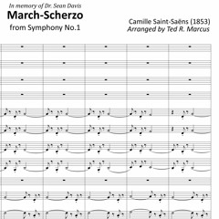 Saint-Saëns: March-Scherzo from Symphony No. 1 - Arranged for Concert Band by Ted R. Marcus