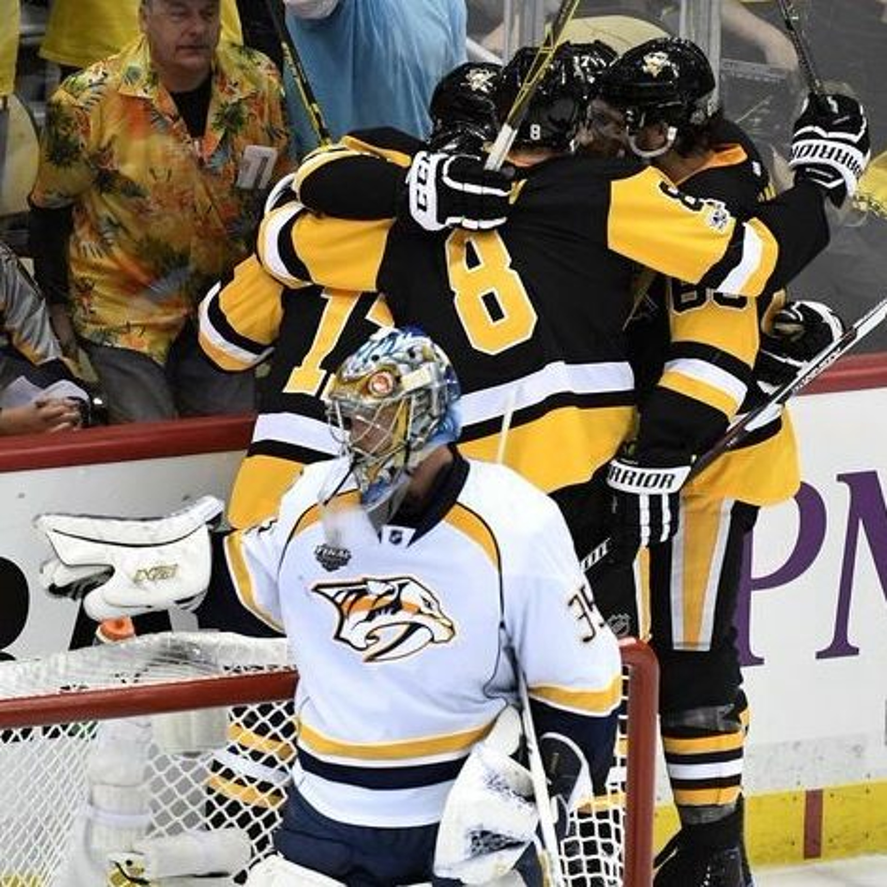 Penguins hold off Predators to win game one of Stanley Cup Final