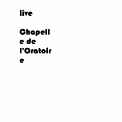 Charles Eric Charrier - Live  "Hood"-"J'aime l'eau sur mes mains" - "Sécable"