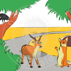 4 Deer Crow & Fox [ కాకి జింక నక్క ]
