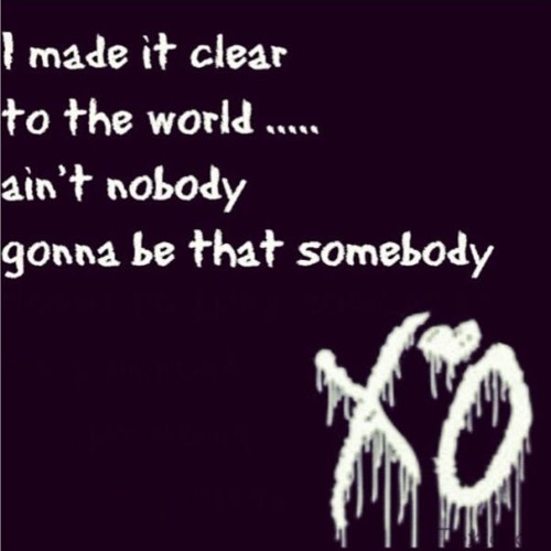 Nomads- The Weeknd only