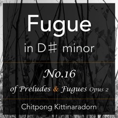 Fugue In D-sharp Minor