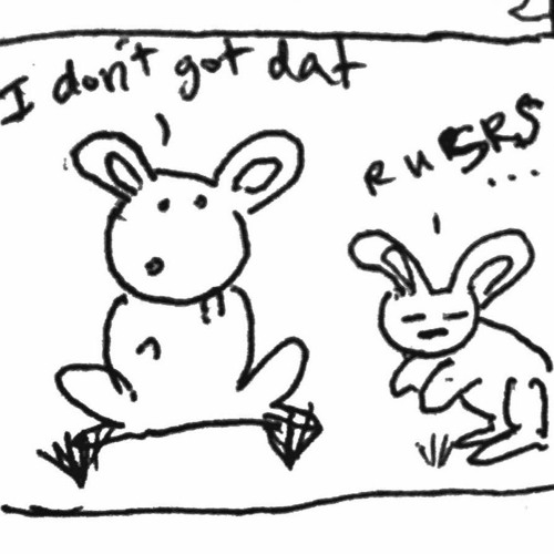 a stubborn bunny has an argument with its friend (2016)