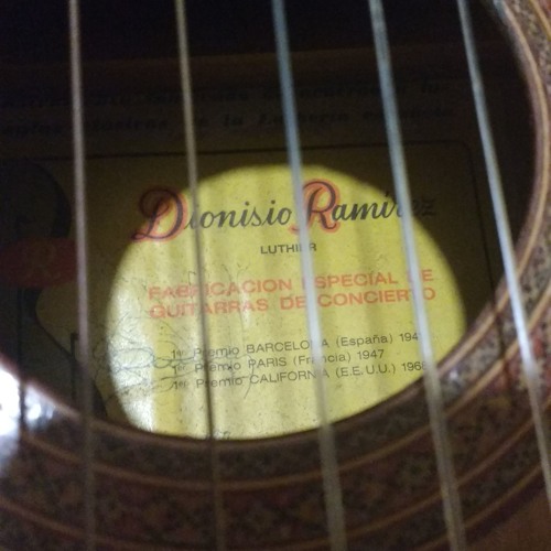 Stream Prueba Dionisio Ramirez Luthier Guitarra 1971 by julianmmw | Listen  online for free on SoundCloud