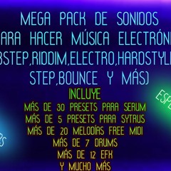 DESCARGAR MEGA PACK DE SONIDOS PARA HACER MÚSICA ELECTRÓNICA BY DJ BRUSH