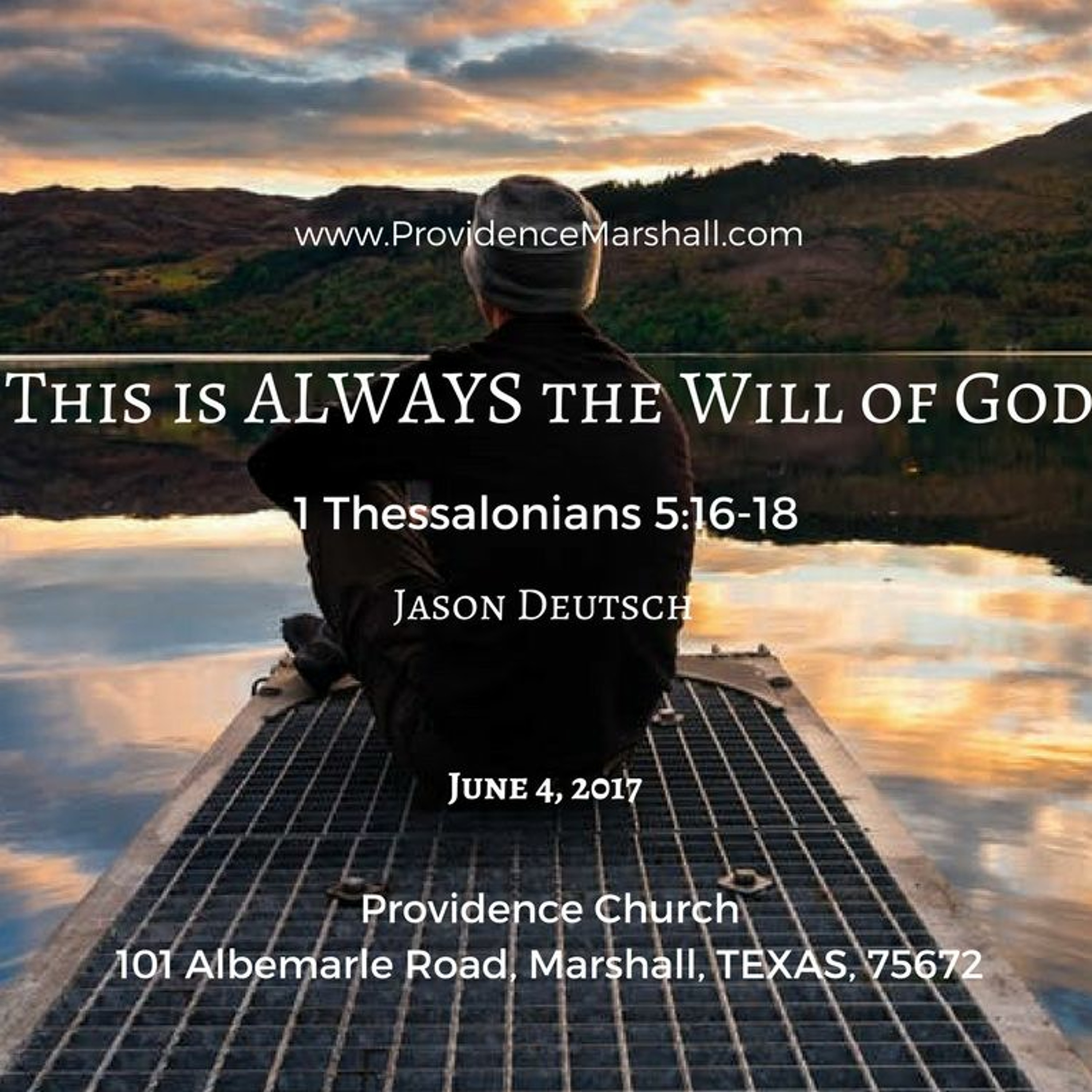 1 Thessalonians 5:16-18 | This Is ALWAYS The Will Of God In Christ Jesus For You episode artwork