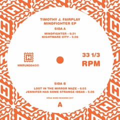 PREMIERE | Timothy J. Fairplay - Jennifer Has Some Strange Ideas [Höga Nord Rekords] 2017