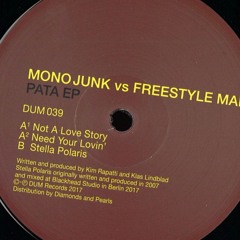 MONO JUNK vs FREESTYLE MAN - Need Your Lovin' - DUM-039