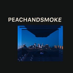 peach and smoke