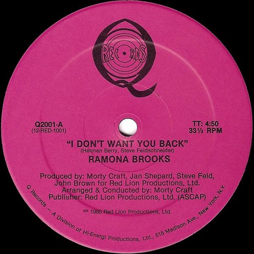RAMONA BROOKS: "I DON'T WANT YOU BACK" [J*ski Extended]