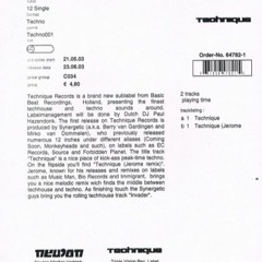 Synergetic - Technique [Jerome Krom Remix] - Technique Records