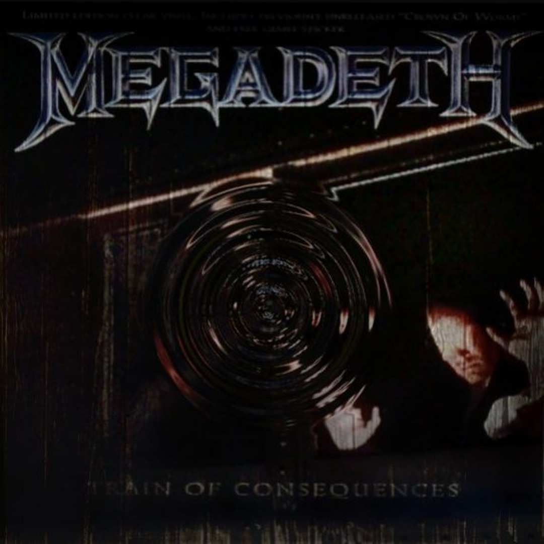 T-Shirt Vintage Megadeth Youthanasia 1994 - Tour "Train Of Consequences" - Taille XL, Coton Blanc