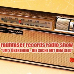 RaReRa - Rauhfaser Records Radioshow #2 "Um`s Überleben - Die Sache mit dem Geld"