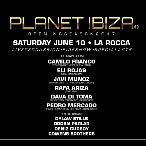 Stream Planet Ibiza @ La Rocca Club (BE): Rafa Ariza (live recorded,  10/06/2017) by PLANET IBIZA | Listen online for free on SoundCloud