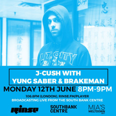 J Cush w/ Yung Saber & Brakeman Live From Meltdown Festival - 12th June 2017