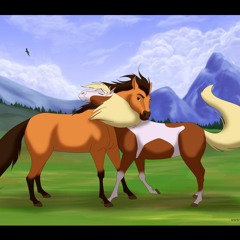Swimming_Spirit Stallion of the Cimarron