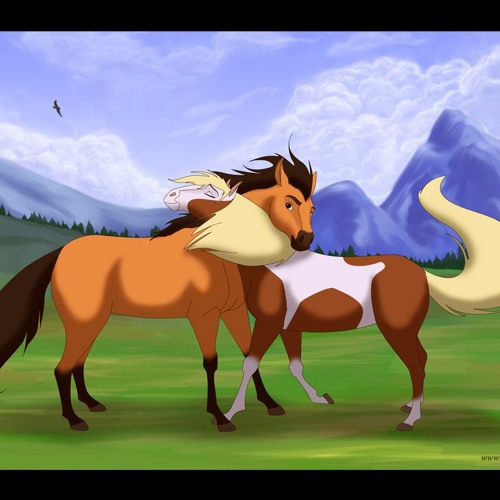Swimming_Spirit Stallion of the Cimarron