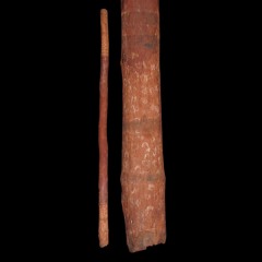 Overtone-present didgeridoo 176 cm low A fundamental