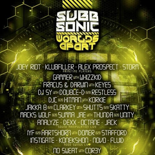 IYF & Hartshorn w/ MC Domer & MC Stafford - Subb Sonic Worlds Apart