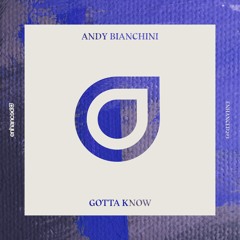 Andy Bianchini - Gotta Know [OUT NOW]