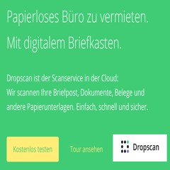 Dropscan Papierloses Büro
