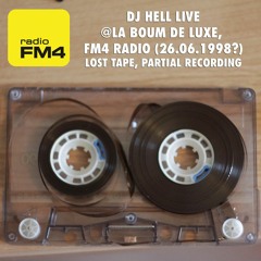 DJ Hell Live @ La Boum De Luxe, FM4 Radio (26.06.1998?)