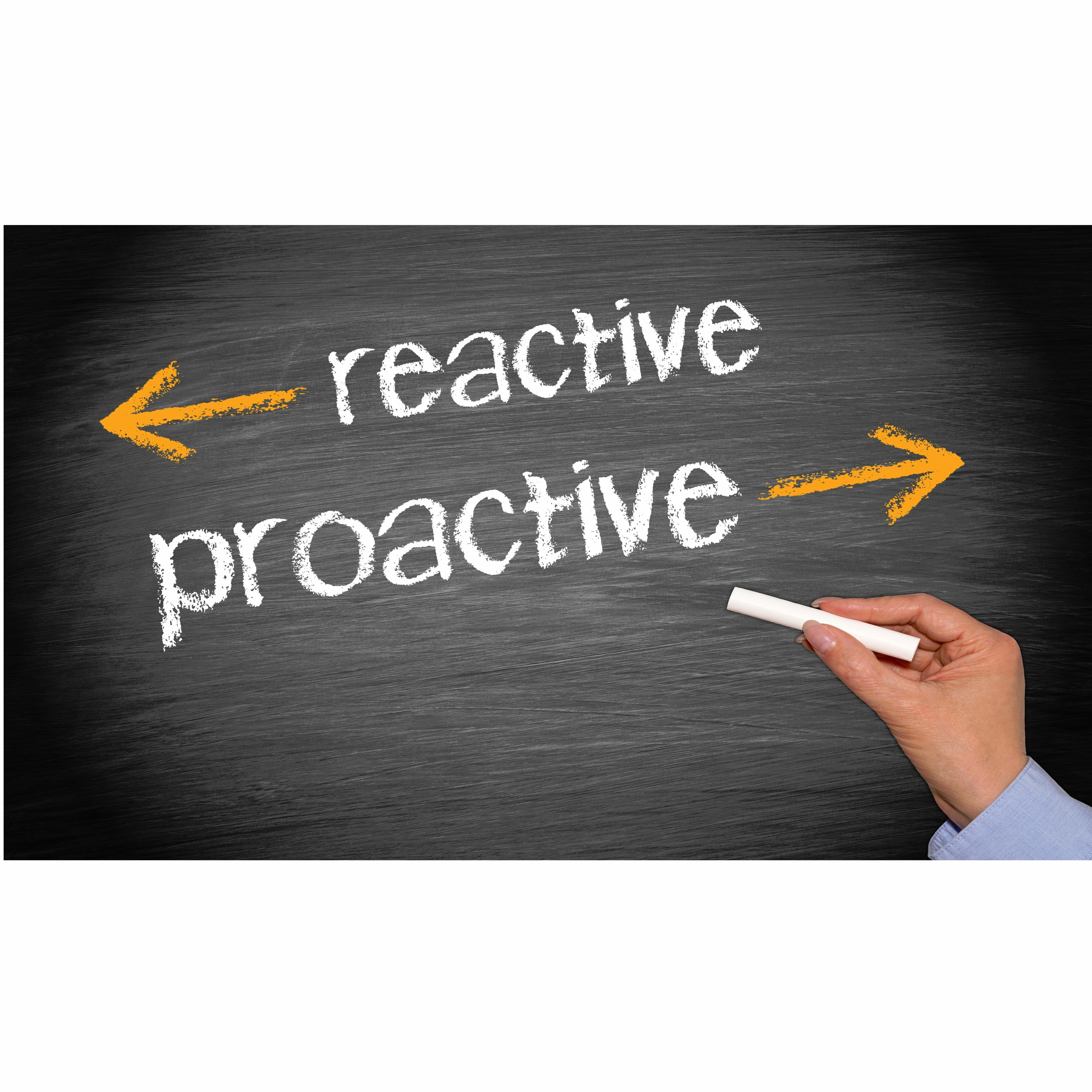 How to Be Proactive not Reactive in Your Training