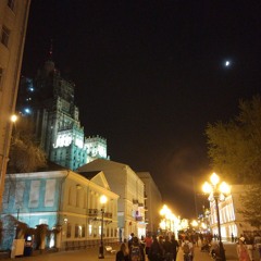 Ночной Москвой