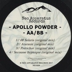 PREMIERE: Apollo Powder - Ataraxie [Neo Apparatus Records]