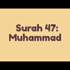 Quran Chapter 47 Surah Muhammad in Urdu Translation only