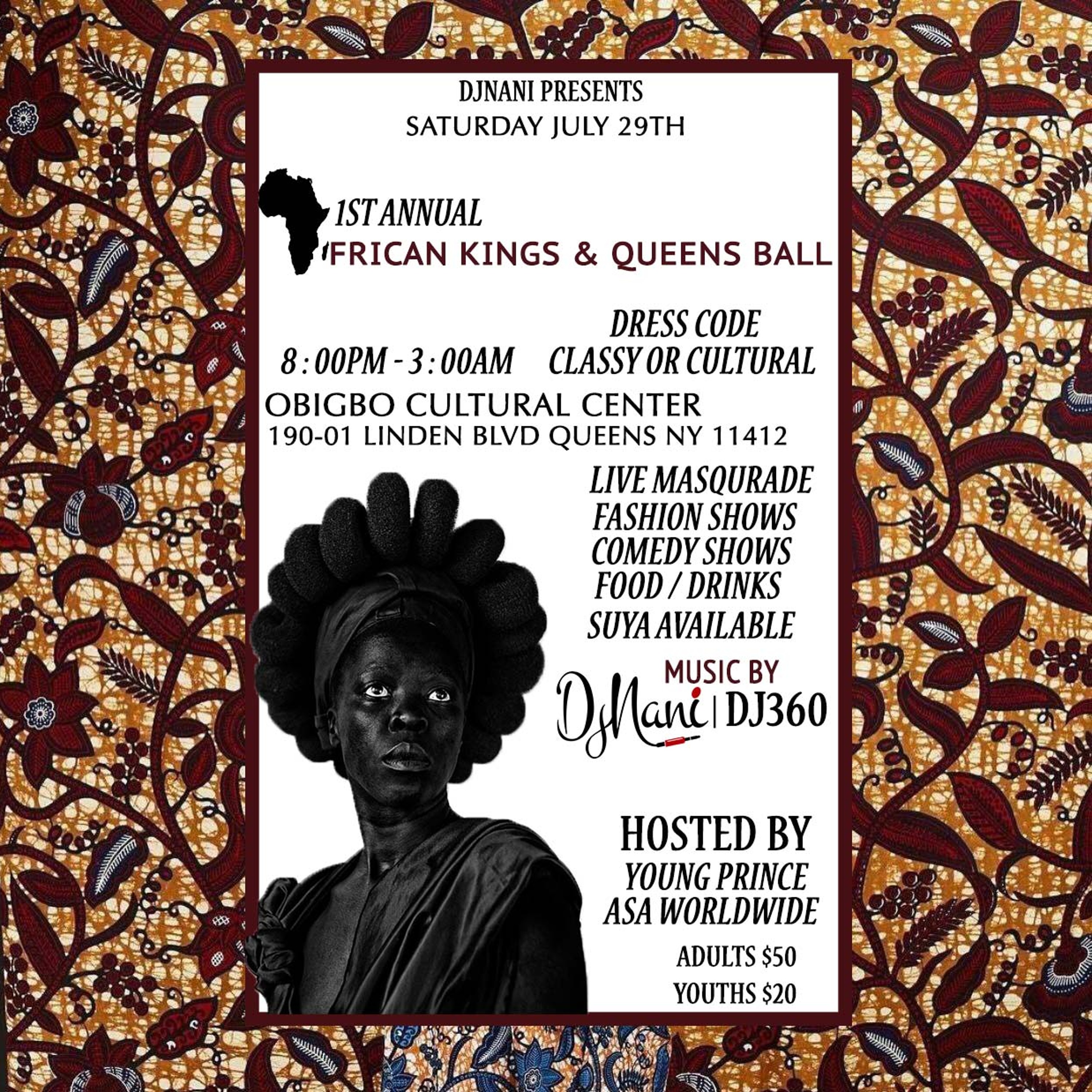 AFRICAN KINGS & QUEENS BALL PROMO MIXTAPE (ig @officialdjnani) episode artwork