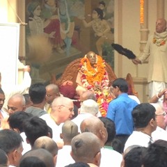 Guru Puja ISKCON Vrindavan