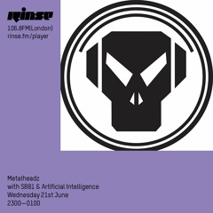 Metalheadz w/ SBB1 & Artificial Intelligence - 21st June 2017