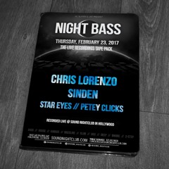 Petey Clicks live @ Night Bass (February 23, 2017)