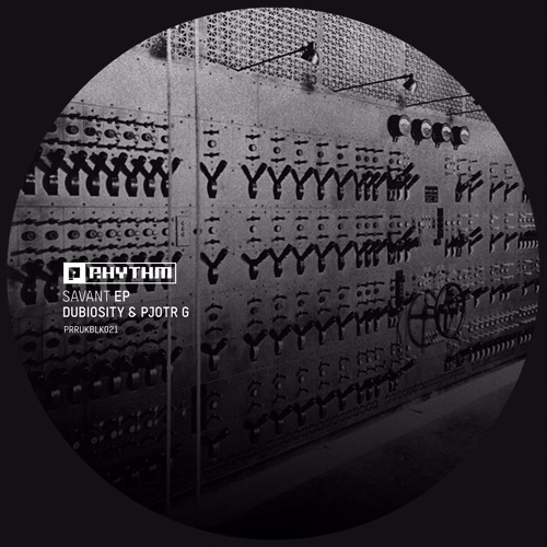 Pjotr G & Dubiosity - Savant EP [PRRUKBLK021]