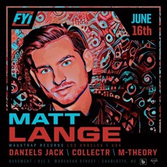 Live Recording opening for Matt Lange @ FYI, Charlotte 6/16/17