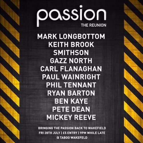 Passion The Reunion - Mixed By Keith Brook, Mark Longbottom & Carl Flanagan