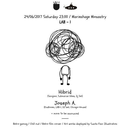 Hibrid (Submarine Vibes, Sarajevo) @ LAB-1 Marienhage, Eindhoven (24-06-2017)
