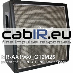 MR-AX1960_G12M25 guitar cabinet IR-library